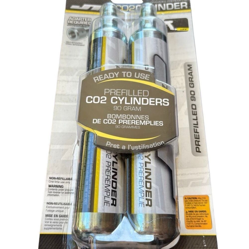 JT CO2 Cylinders Pre-Filled *New* - Picture 2 of 4